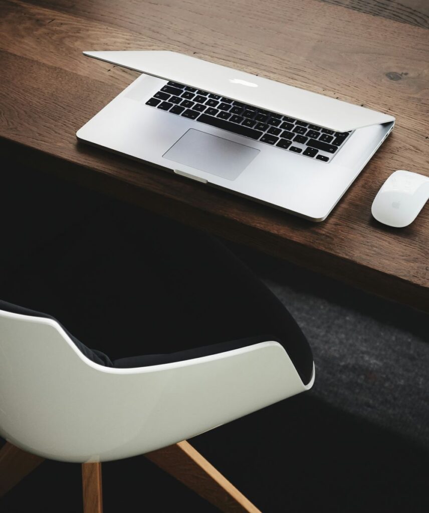 Desk with Laptop